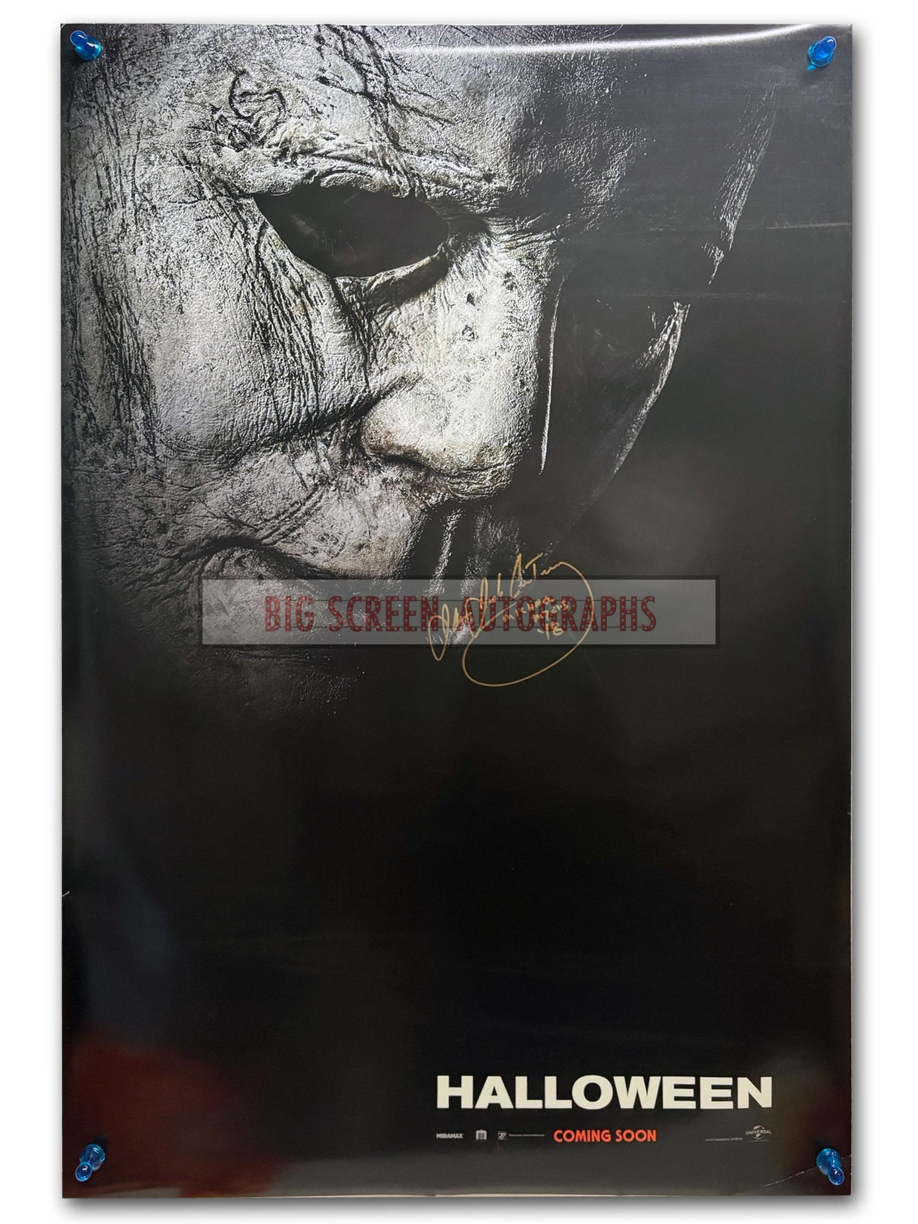 Halloween one sheet signed James Jude Courtney A