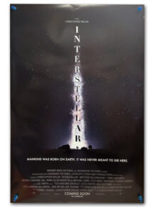 Interstellar one sheet poster
