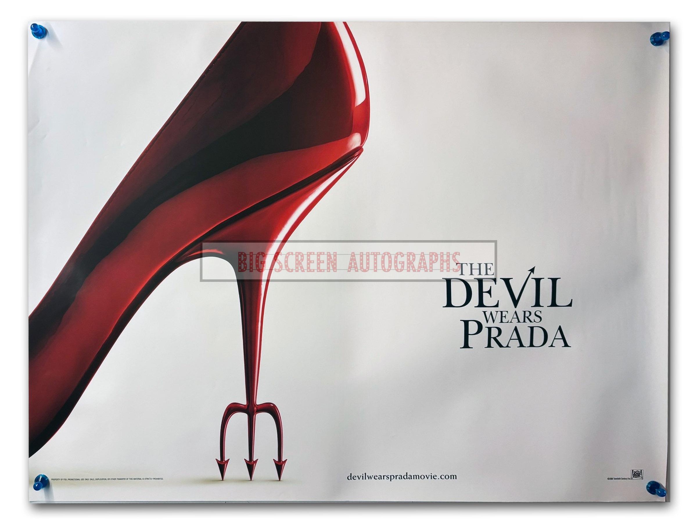 The Devil Wears Prada Quad Poster Big Screen Autographs the-devil-wears-prada-quad-poster-big-screen-autographs