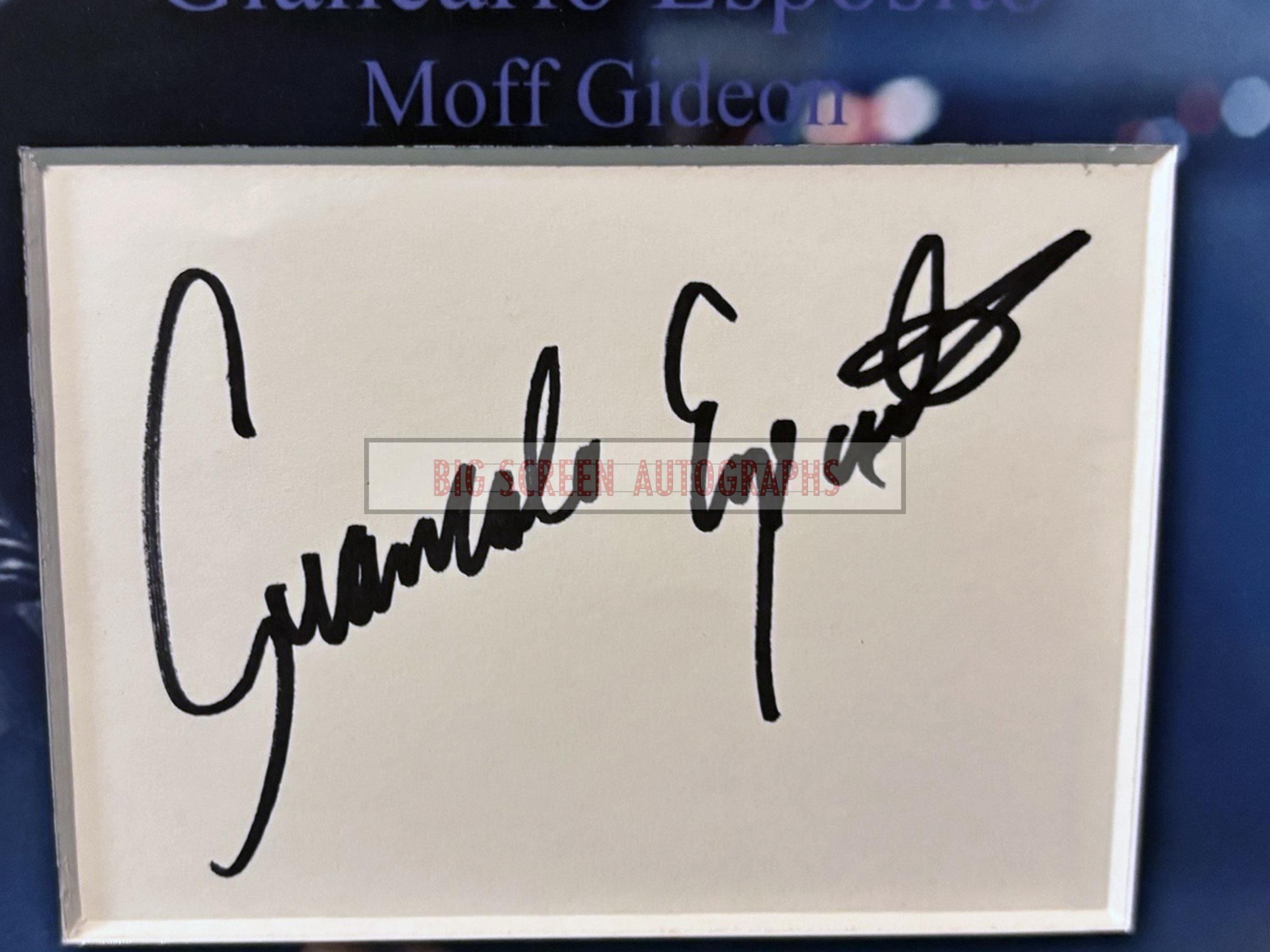 Giancarlo Esposito signed display G | Big Screen Autographs