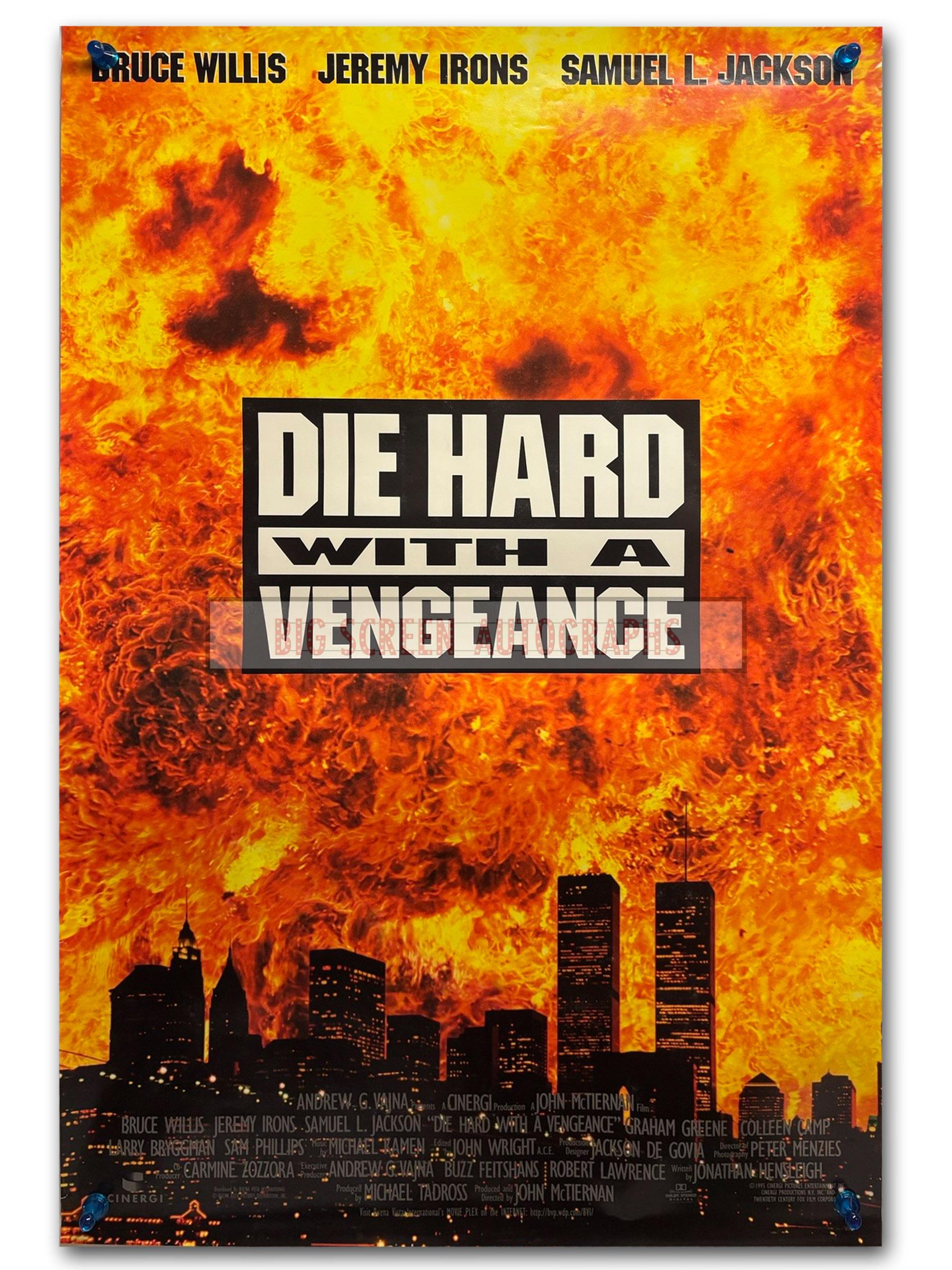 Die Hard with a Vengence teaser one sheet poster