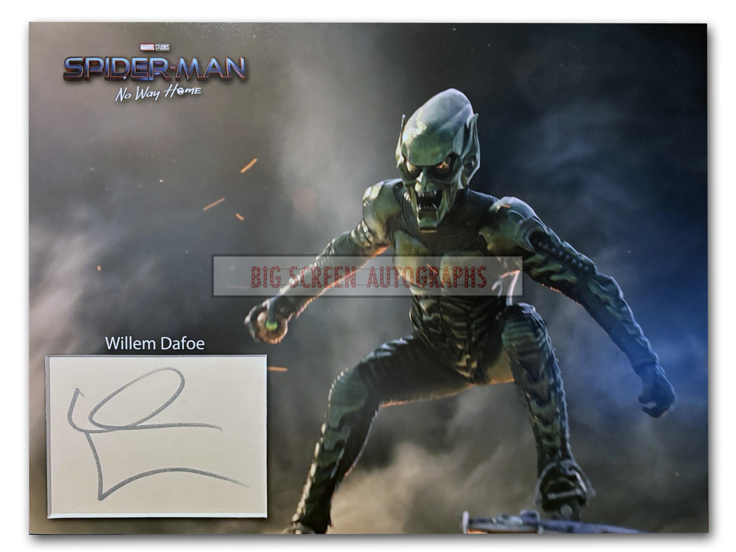Willem Dafoe signed display D | Big Screen Autographs