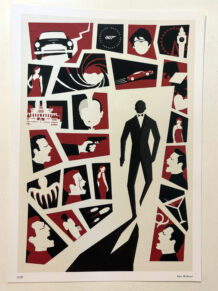 James Bond Artwork competition limited edition print A