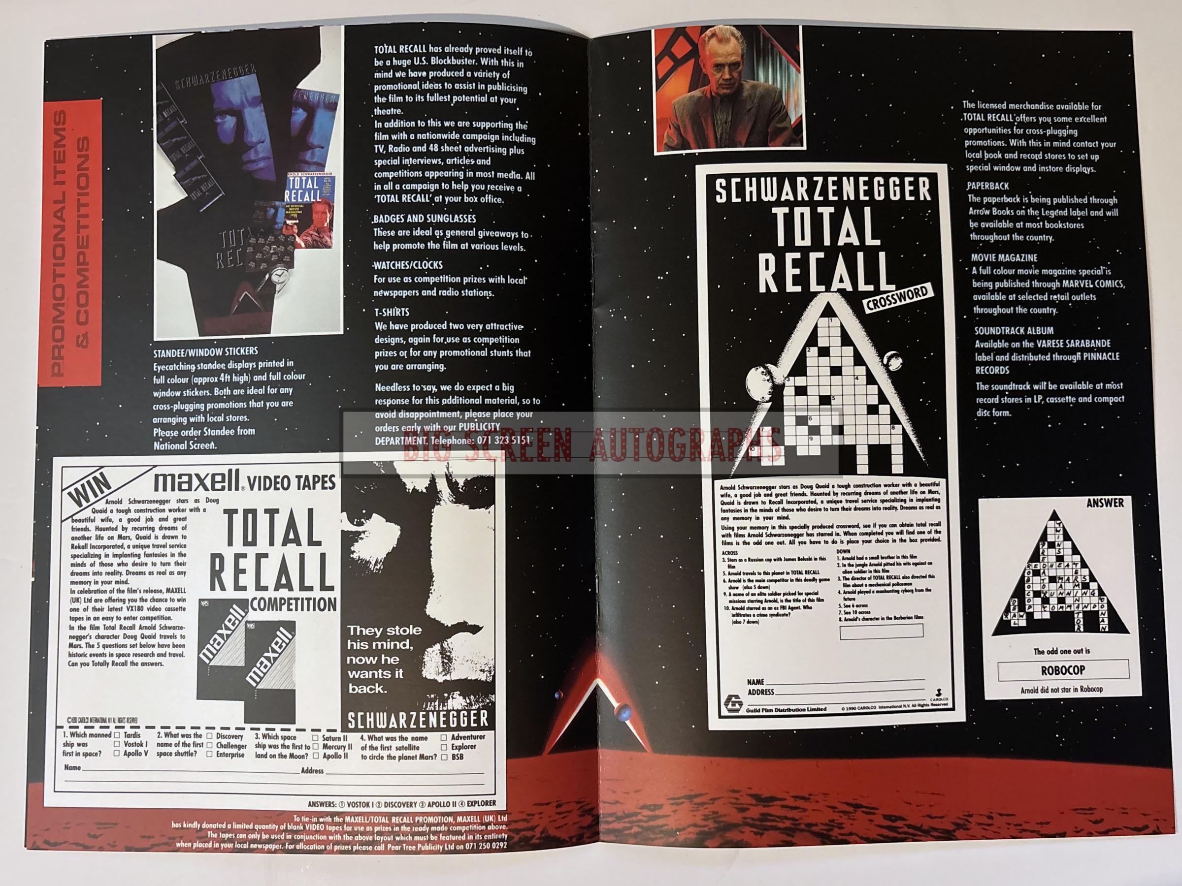 Total Recall campaign booklet - Image 2