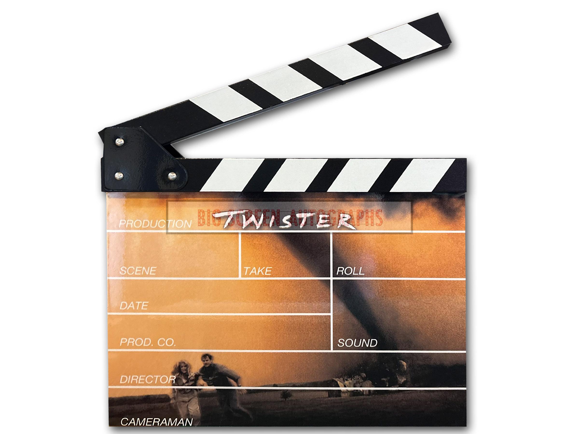 Twister custom clapper board