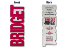 Bridget Jones The Edge of Reason UK premiere ticket