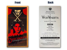 V For Vendetta press screening ticket
