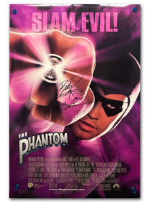 The Phantom signed (Billy Zane) one sheet poster